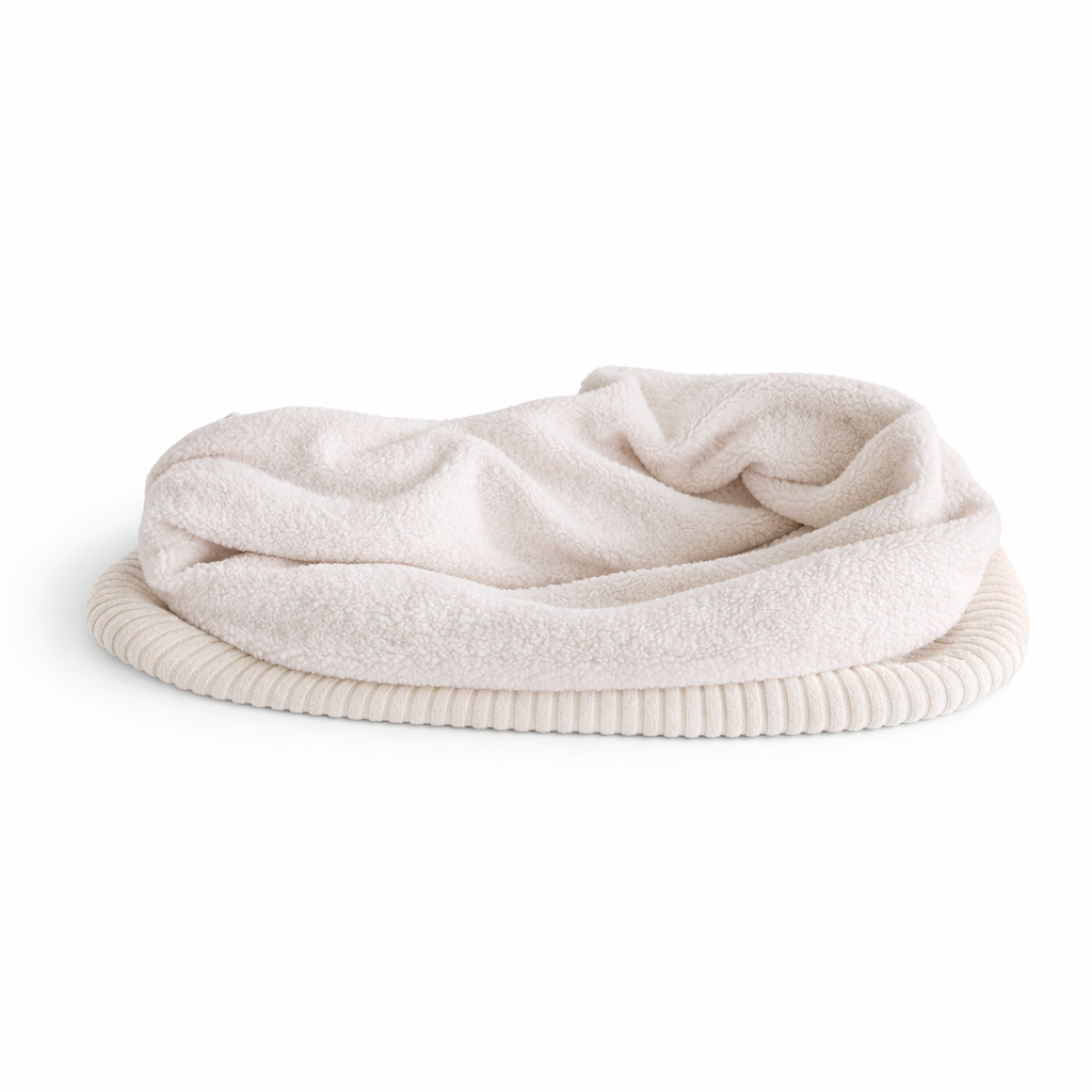 Handgemachter Kuschelsack für Hunde & Katzen | cream white