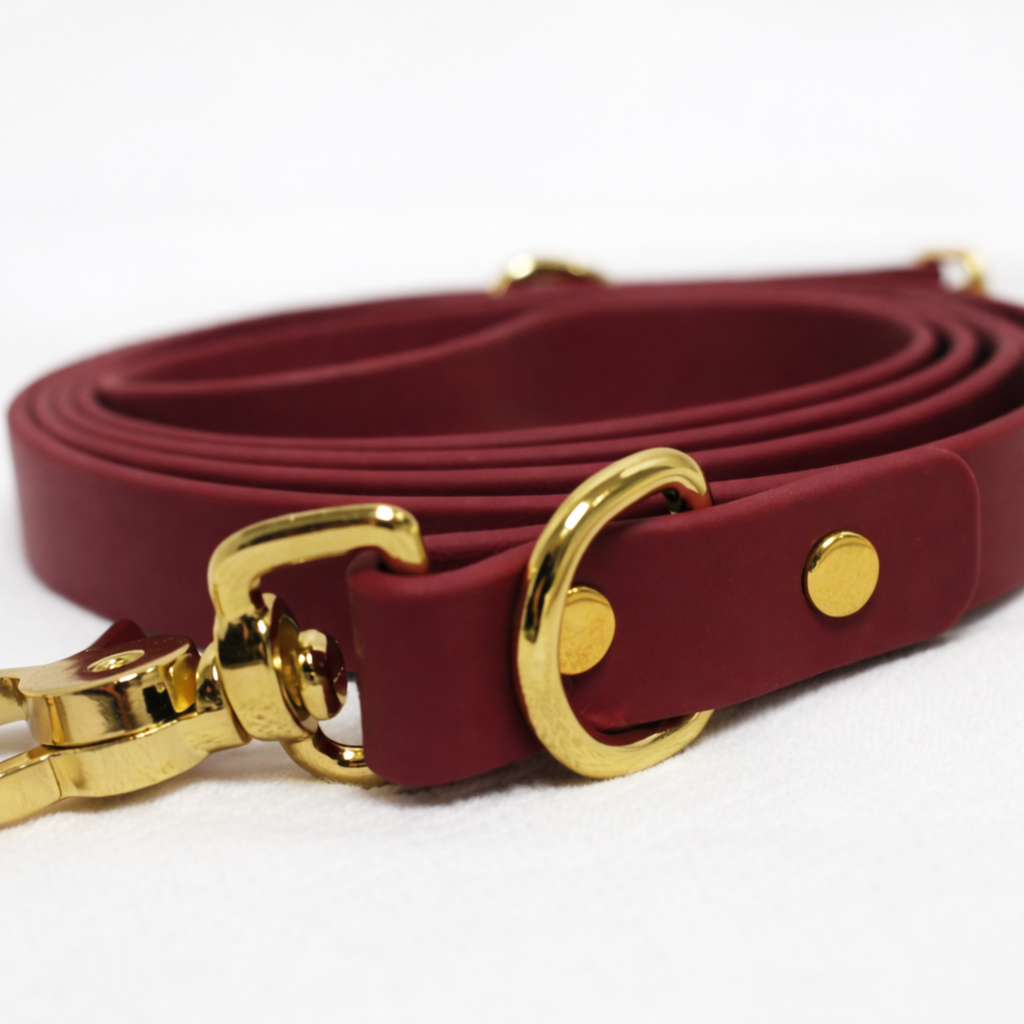 BioThane Hundeleine weinrot