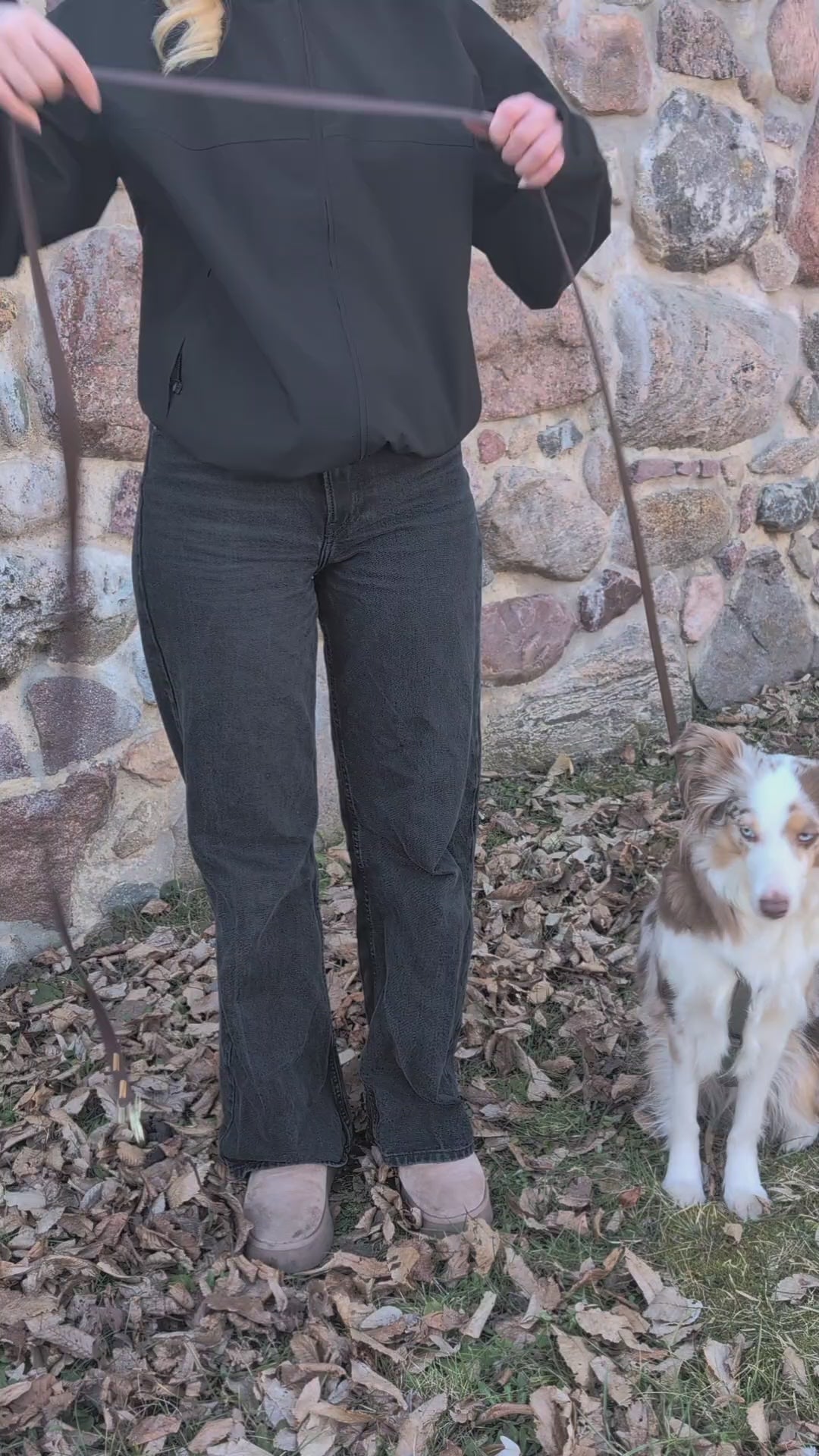 Crossbody Leine waterproof cocoa