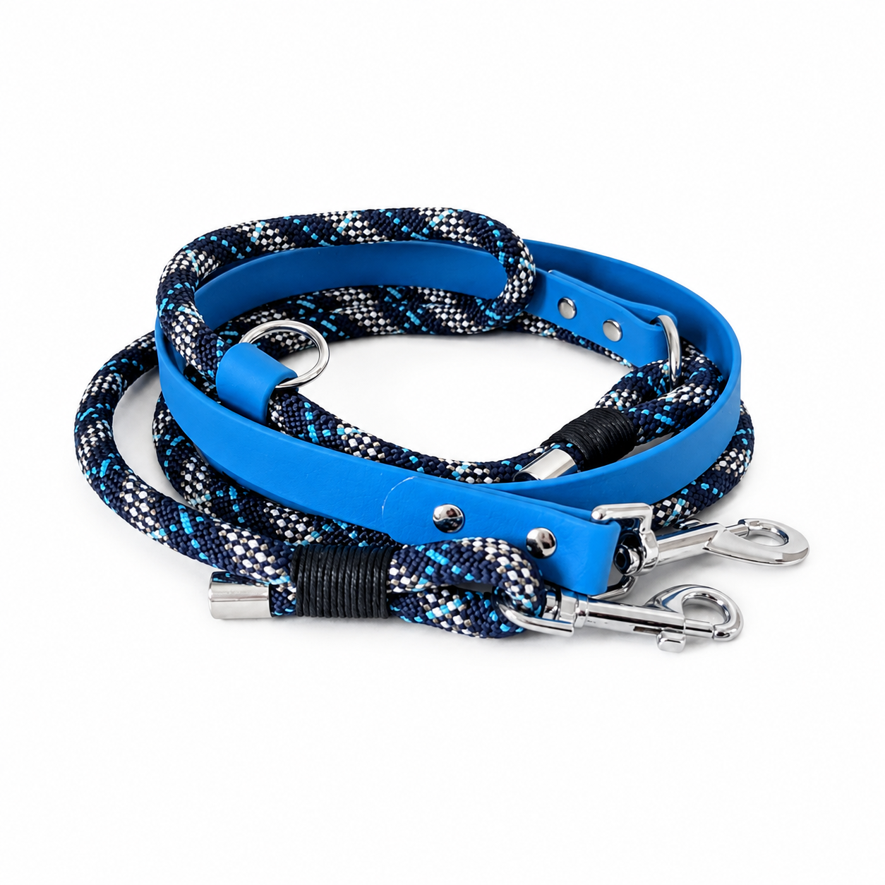 Crossbody Leine classic Petrol mit Blau