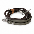 Crossbody Leine classic Olive mit espresso Braun