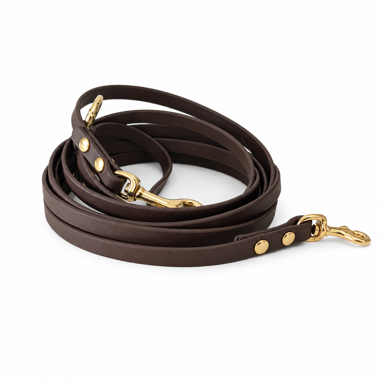 Crossbody Leine waterproof cocoa- 9mm